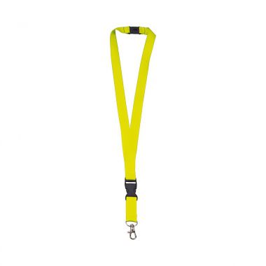 Gele Keycord polyester | Gekleurd