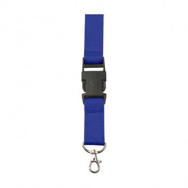 Blauwe Lanyard | Veiligheidssluiting