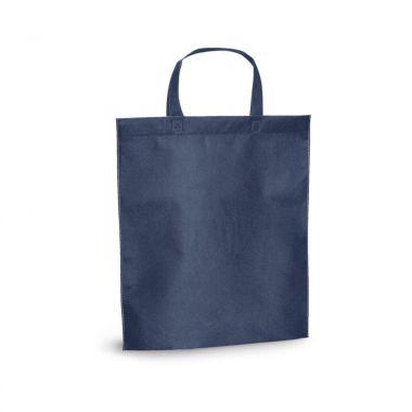 Blauwe Winkeltas | Korte hengsels |  Non woven