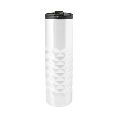 Witte Thermosbeker diamant | 460 ml