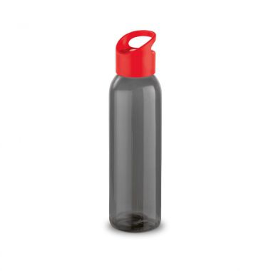 Rode Waterfles | Gekleurde dop | 600 ml