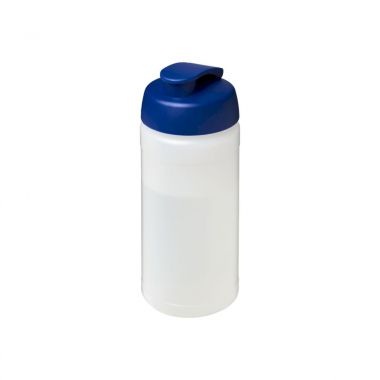 Transparant /  blauw Gekleurde drinkfles | 500 ml