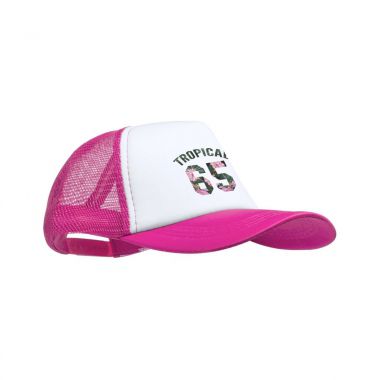 Fuchsia Trucker cap | Klittenbandsluiting