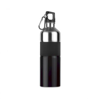 Zwarte Veldfles RVS | Gekleurd | 750 ml