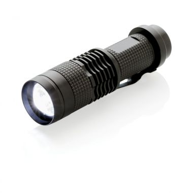 Zwarte Compacte zaklamp | 3W CREE