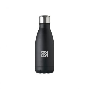 Zwarte RVS waterfles | Lekvrij | 500 ml