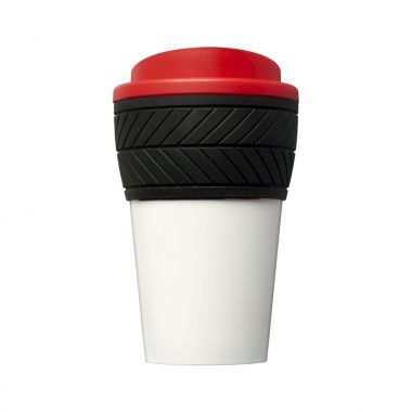 Rode Coffee to go | Geïsoleerd | Siliconen grip | 250 ml