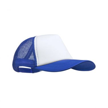 Blauwe Trucker cap | Klittenbandsluiting