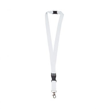 Witte Keycord polyester | Gekleurd