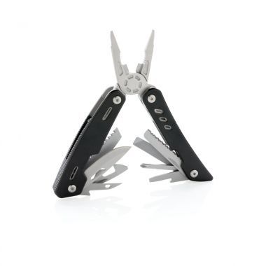 Zwarte Aluminium multitool | 12 delige