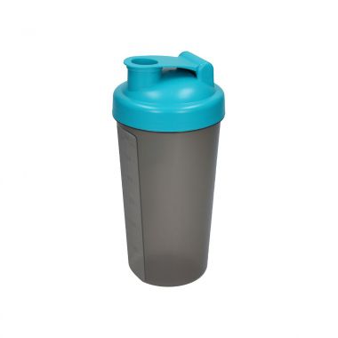 Turkoois / grijs Eiwit shaker | 600 ml