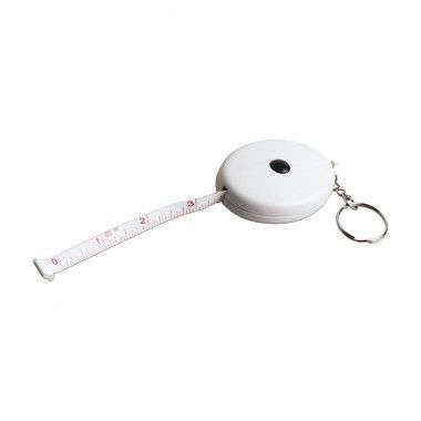 Witte Meetlint | Sleutelhanger | 1,5 meter