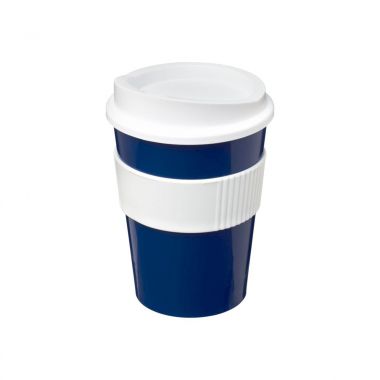 Blauw /  wit Coffee to go beker | 300 ml