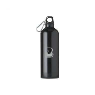 Zwarte Veldfles | Aluminium | 750 ml