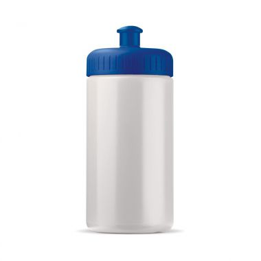 Wit / donker blauw Sport bidon | 500 ml