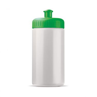 Wit / groen Sport bidon | 500 ml