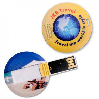 USB creditcard | Rond | 4GB