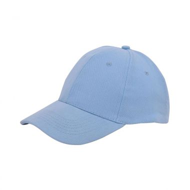 Lichtblauwe Cap | Katoen | Incl. borduren