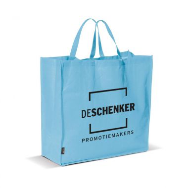 Lichtblauwe Big shopper | Non woven | 75 grams 