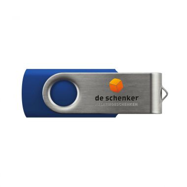 Blauwe USB twister 16GB