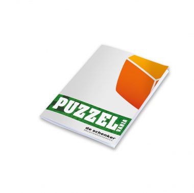 Witte Puzzelboekje bedrukken