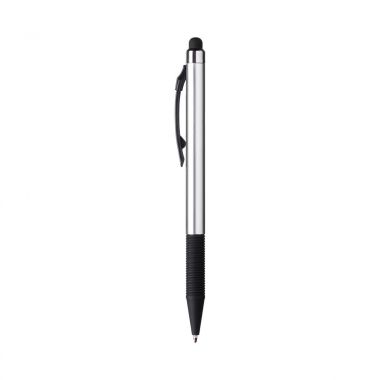 Zilvere Touchpen | Metallic look | Rubber grip