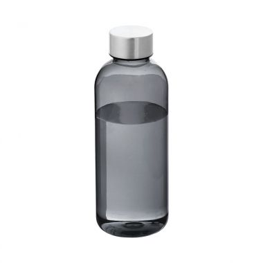 Transparant zwarte Tritan waterfles | 600 ml