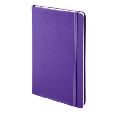 Paarse Moleskine | Hardcover | Large | Gelinieerd