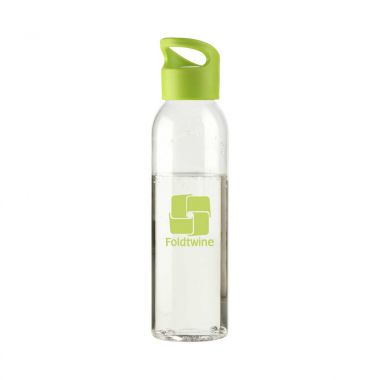 Transparant / groen Waterfles gekleurd | 650 ml