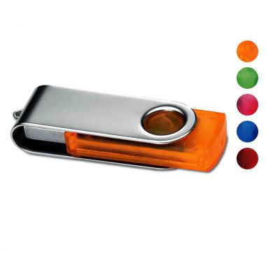 USB stick transparant 4GB