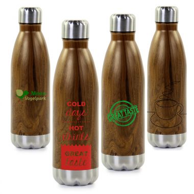 Drinkfles Topflask | Hout | 500 ml