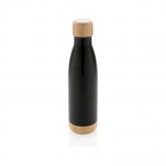 RVS fles | bamboe deksel en bodem | 700 ml