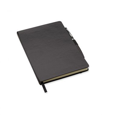 Zwarte Notitieboekje A5 | Met pen
