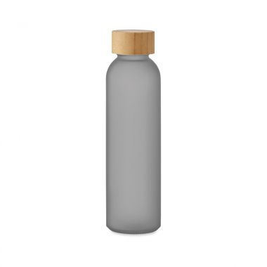 Grijze Glazen fles | Mat | 500ml