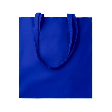 Blauwe Katoenen tas | Lange hengsels | 180 grams