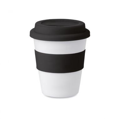 Zwarte Koffiebeker to go | 350 ml