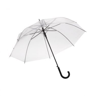 Transparante Transparante paraplu | Kunststof handvat