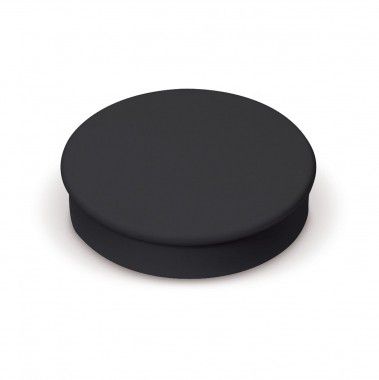 Zwarte Ronde magneet | 35 mm | Kunststof