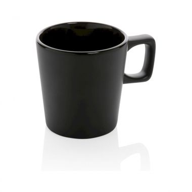 Zwart /  zwart Keramische koffiemok | Modern | 300 ml