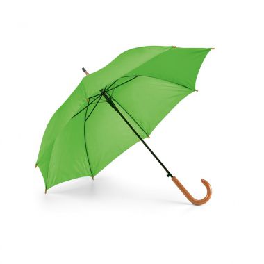 Lichtgroene Goedkope paraplu | Houten handvat | 104 cm
