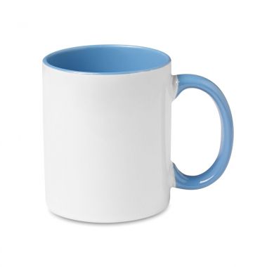 Blauwe Koffiemok met logo | 300 ml