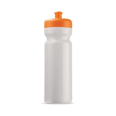 Wit / oranje Sport bidon | 750 ml