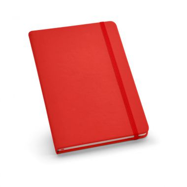 Rode A5 notitieboekje | Imitatieleer