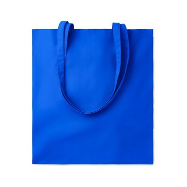 Koningsblauw Katoenen tas | Lange hengsels | 180 grams