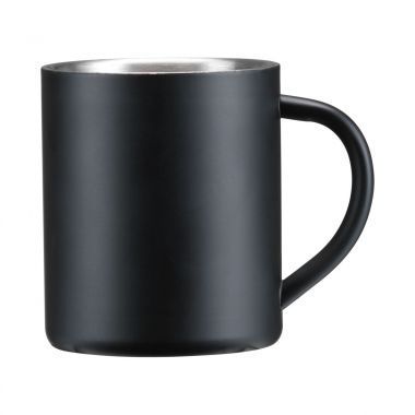 Zwarte RVS koffiebeker | 300 ml