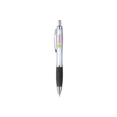 Zilvere Pen | Transparant | Rubber grip
