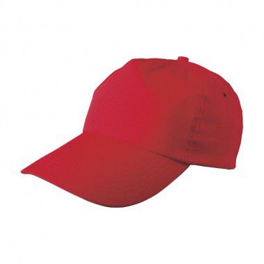 Rode Katoenen cap | Verstelbaar