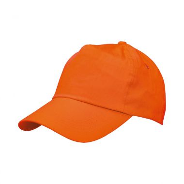 Oranje Goedkope cap | Katoen