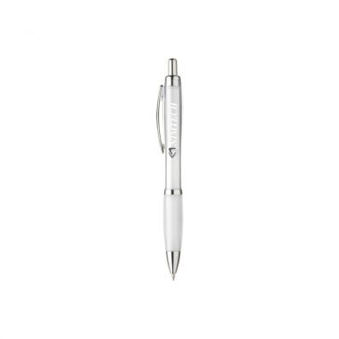 Witte Pen | Transparant | Rubber grip