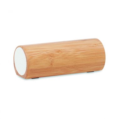 Lichtbruine Bamboe speaker | Draadloos